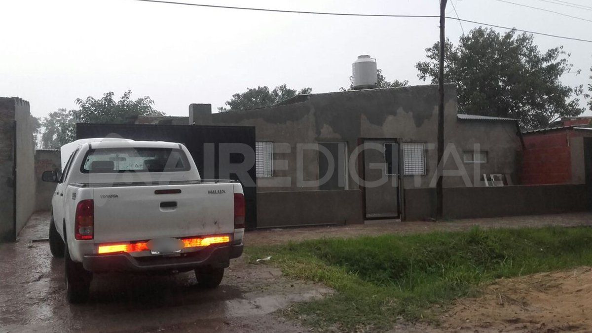 La casa que fue allanada y en donde los investigadores fueron a buscar a Rozeck. La casa que fue allanada y en donde los investigadores fueron a buscar a Rozeck.