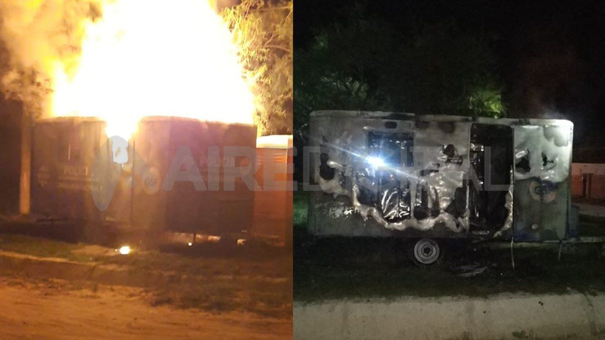 Bomberos confirmaron que el fuego en el destacamento se inició de manera intencional.
