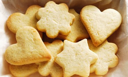 Galletitas de vainilla con tres ingredientes. Galletitas de vainilla con tres ingredientes.