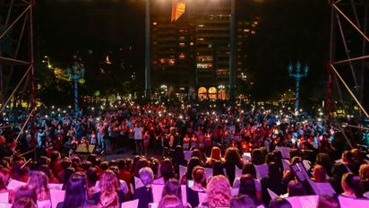 Más de 3 mil personas disfrutaron del concierto 