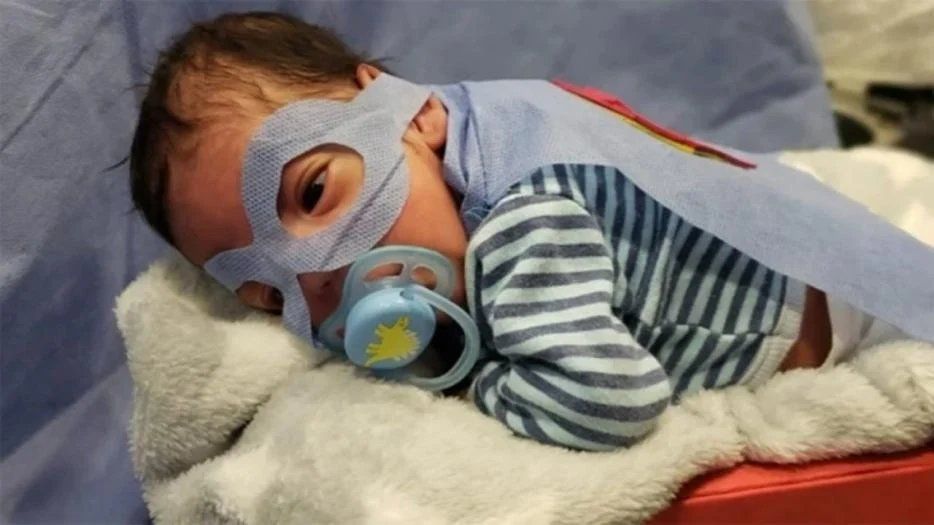 Lautaro Valentín nació con 24 semanas de gestación