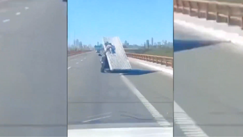 Video insólito: viajaba 