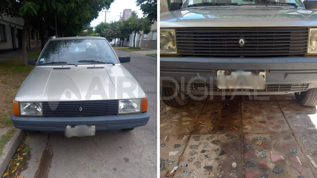 El Renault 9 robado estaba estacionado en Castelli y Urquiza, en la ciudad de Santa Fe. El Renault 9 robado estaba estacionado en Castelli y Urquiza, en la ciudad de Santa Fe.