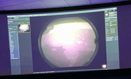 El cráter Jezero desde el rover Perseverance de la Nasa. El cráter Jezero desde el rover Perseverance de la Nasa.