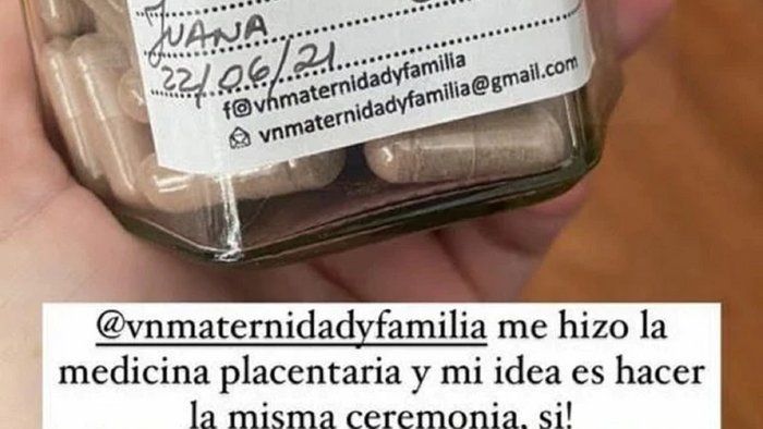 Juana Repetto tuvo una decisión inesperada con la placenta de su hijo.