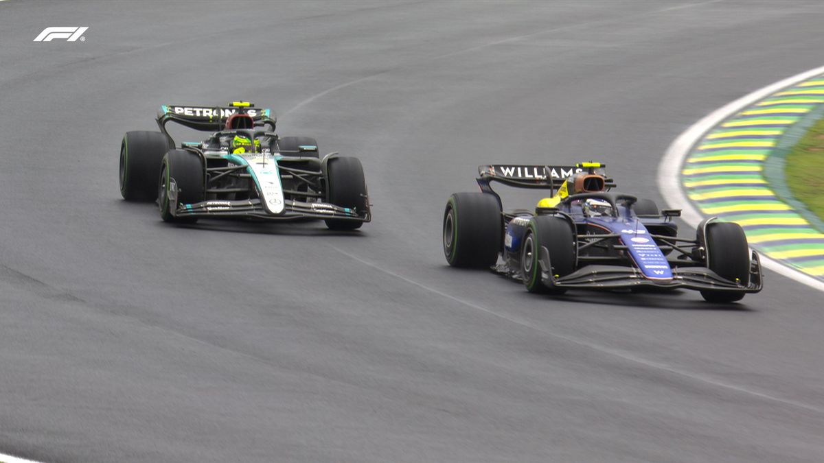 Colapinto tuvo una gran largada en el Gran Premio de Brasil y avanzó cuatro posiciones tras empezar en el puesto 16°.
