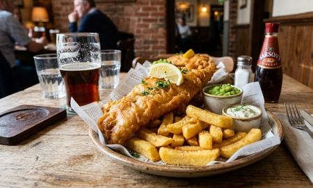 El fish and chips es mucho más que un plato, es una tradición que atraviesa generaciones en el Reino Unido. El fish and chips es mucho más que un plato, es una tradición que atraviesa generaciones en el Reino Unido.