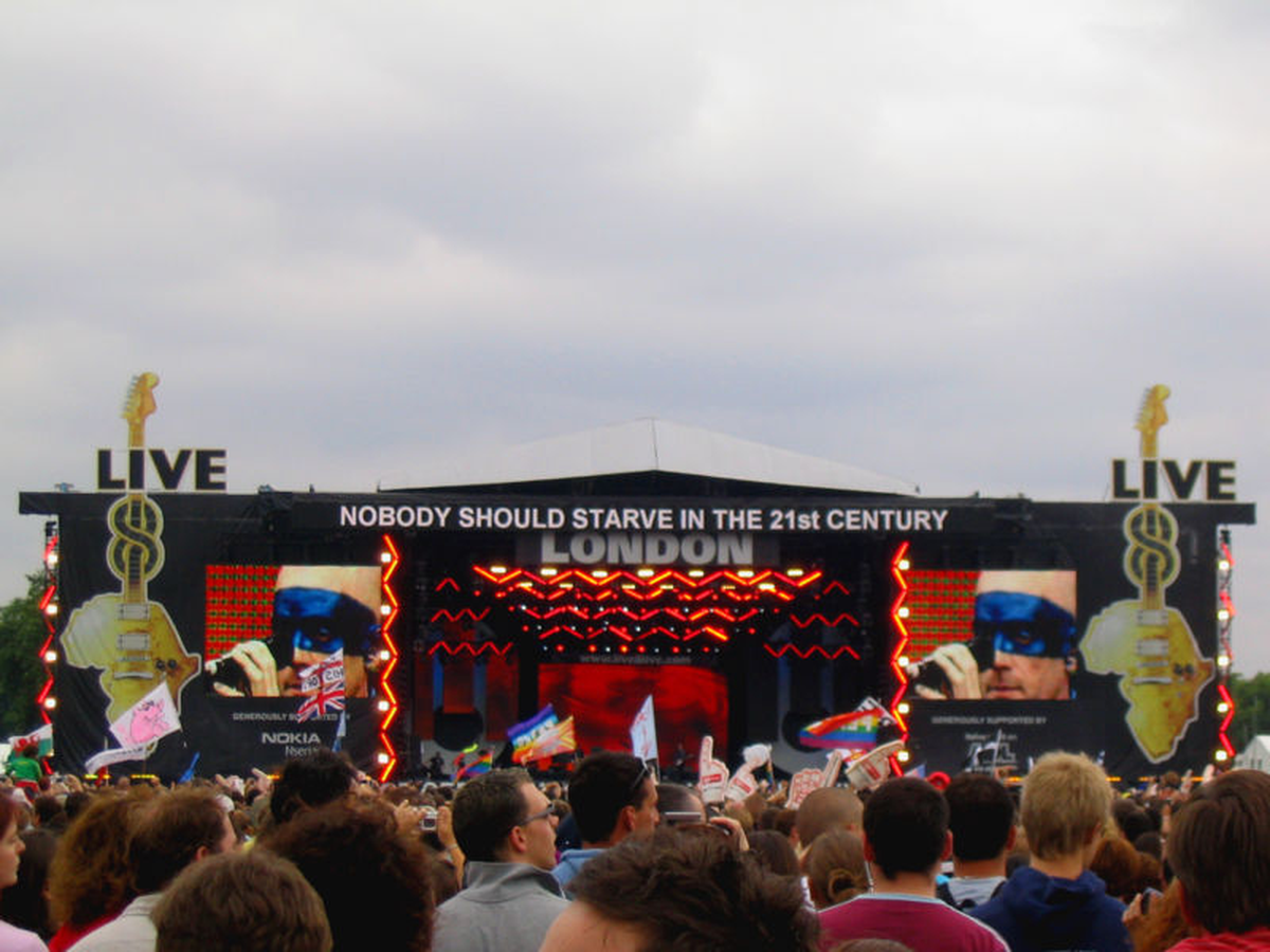 El Live 8 tuvo lugar en 2005 y también se concentró en recaudar dinero para países que sufrían de hambruna. 