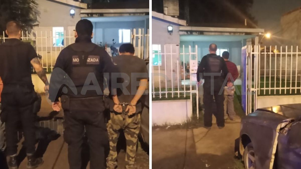 Dos hombres de 38 y uno de 45 años fueron detenidos en Santo Tomé&nbsp;