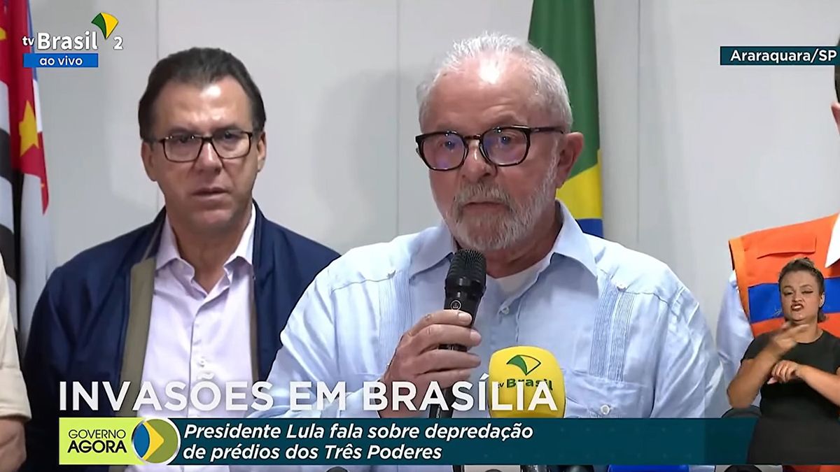 Lula habló del ataque al Congreso.