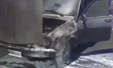 Así quedó el auto luego del siniestro. Así quedó el auto luego del siniestro.