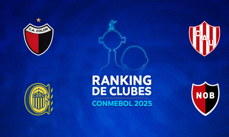 Conmebol dio a conocer el ranking de clubes: ¿qué puestos ocupan Colón, Unión, Rosario Central y Newells? Conmebol dio a conocer el ranking de clubes: ¿qué puestos ocupan Colón, Unión, Rosario Central y Newells?