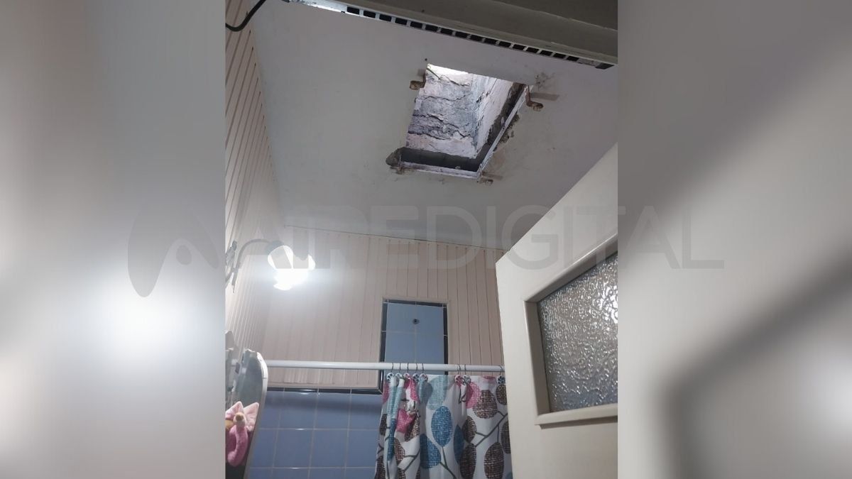 Escruche en barrio Sargento Cabral