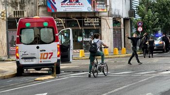 Santa Fe: accidente de tránsito con una persona lesionada en Urquiza y Obispo Gelabert