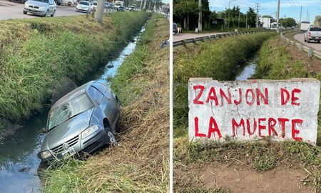 Ocurrió este viernes sobre Aristóbulo del Valle al 10400. Ocurrió este viernes sobre Aristóbulo del Valle al 10400.
