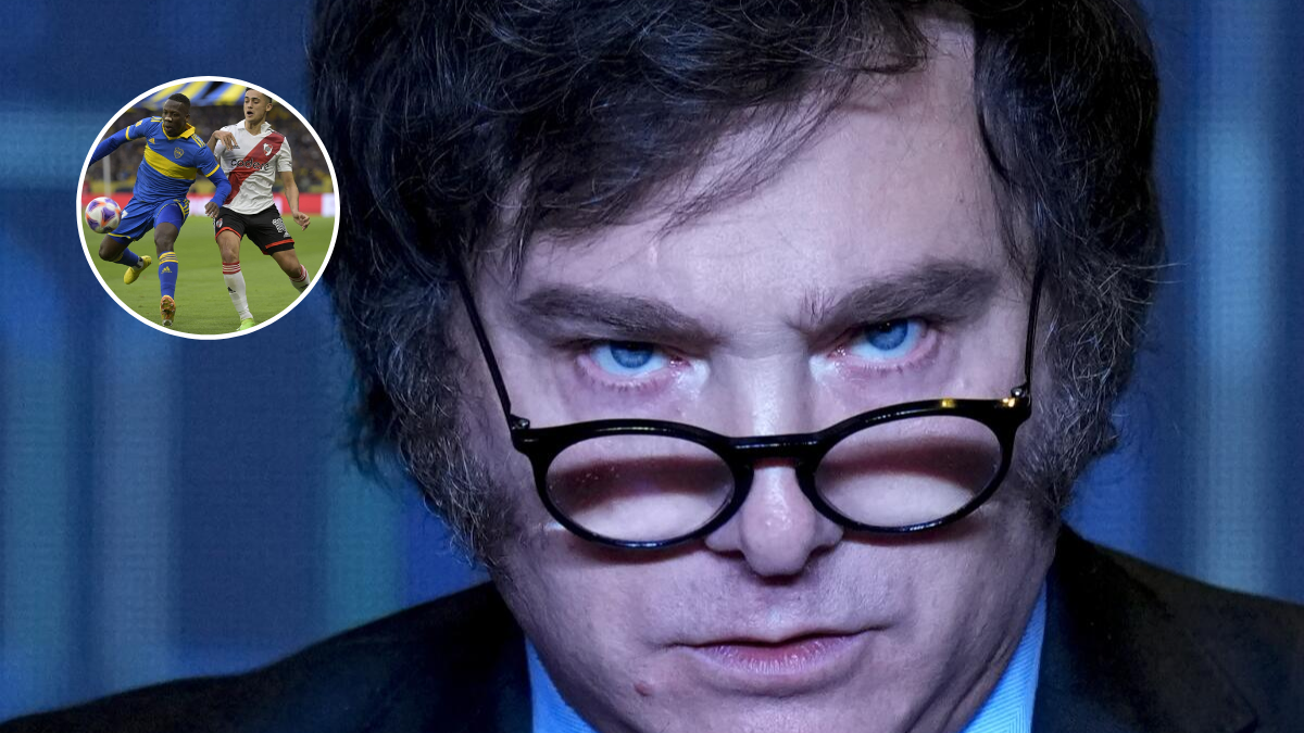 El motivo por el cual Javier Milei no mirará el Superclásico entre River y Boca