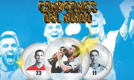 Furor por las bolitas santafesinas de los Campeones del Mundo. Furor por las bolitas santafesinas de los Campeones del Mundo.