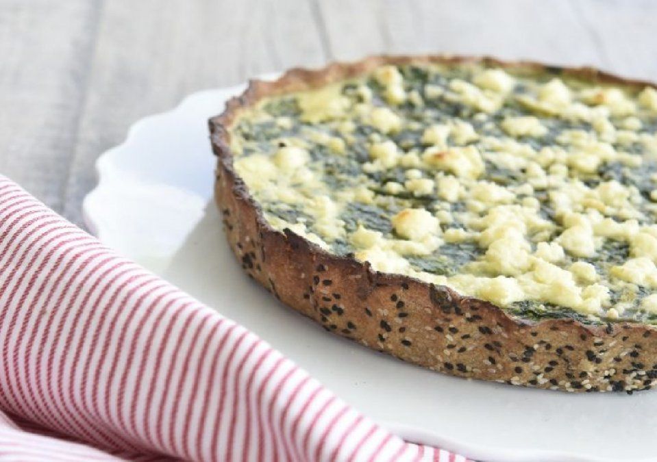 Cómo preparar una tarta integral de espinacas