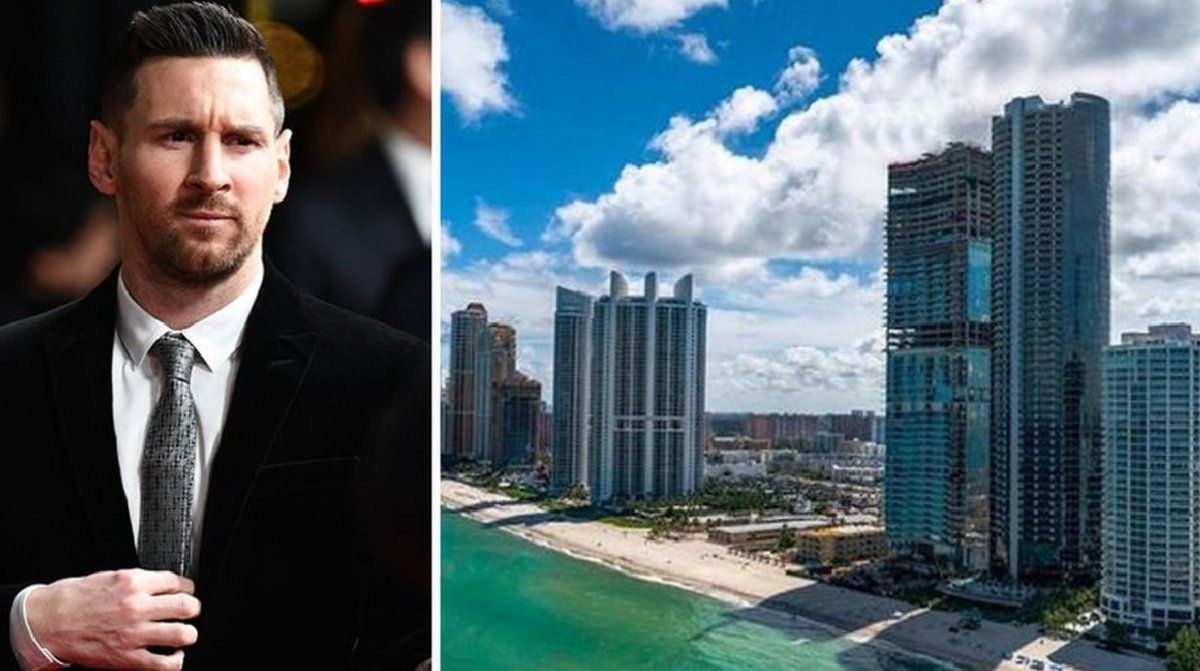 El lujoso departamento que Messi compró en Miami por más de u$s7 millones.