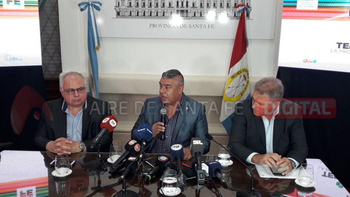 Se lanzó la Copa Santa Fe con la presencia de Claudio Tapia