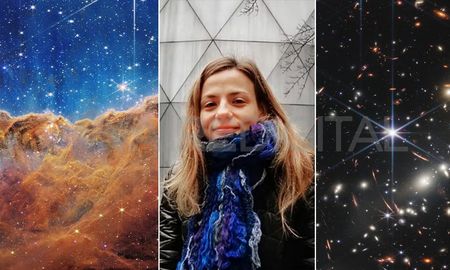 La científica del Conicet Jimena Rodríguez estudiará las imágenes de las formaciones estelares jóvenes que envíe el nuevo telescopio de la Nasa, James Webb. La científica del Conicet Jimena Rodríguez estudiará las imágenes de las formaciones estelares jóvenes que envíe el nuevo telescopio de la Nasa, James Webb.