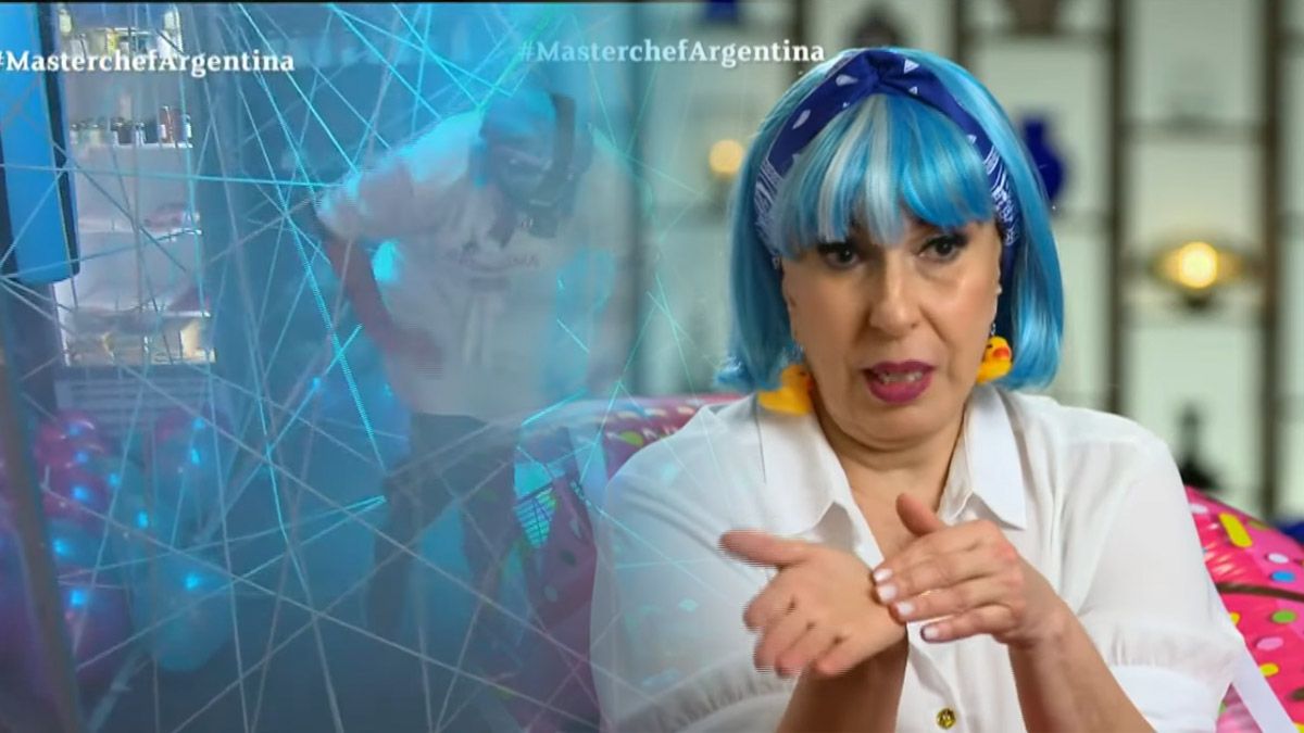Georgina Barbarossa se lastimó durante una prueba en MasterChef
