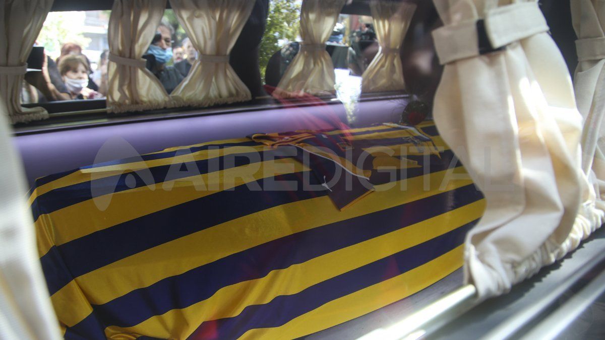 El Club Atlético Rosario Central despidió a Gerardo Rozín, fanático canalla