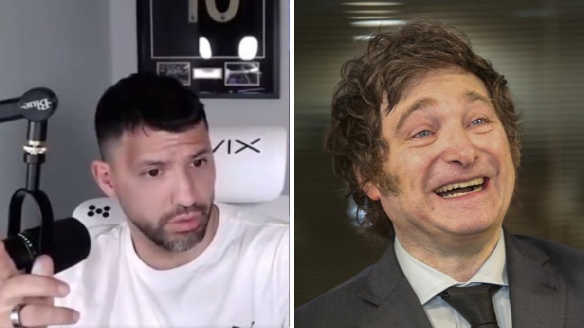 La sorprendente propuesta de Kun Agüero a Javier Milei.