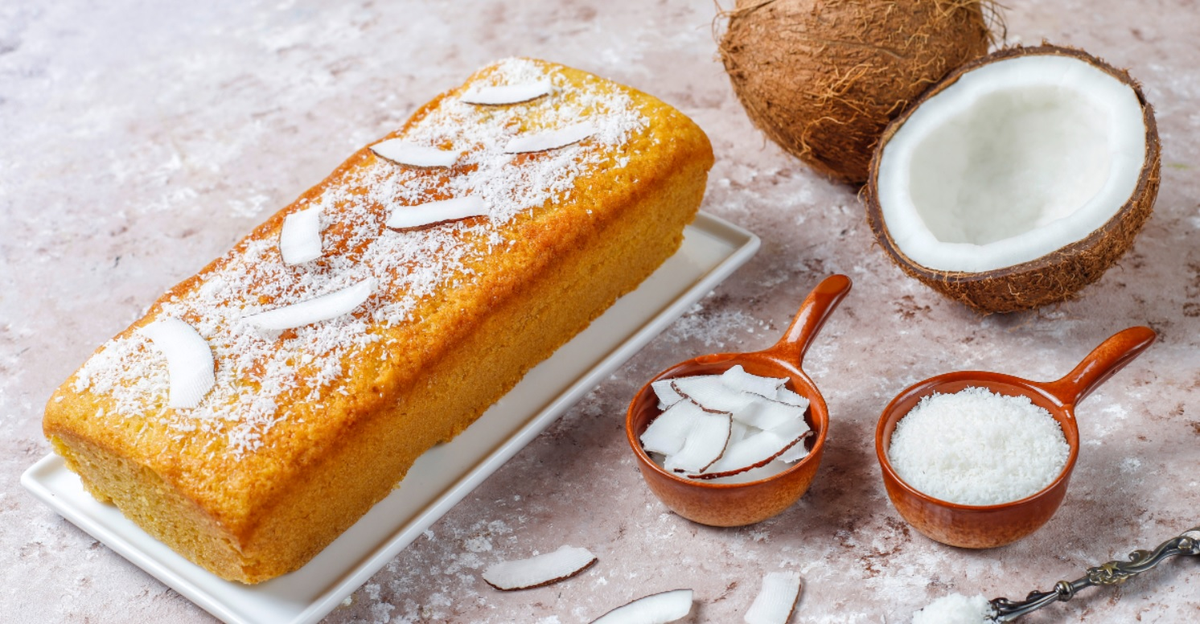 Recetas para la tarde: budín de coco