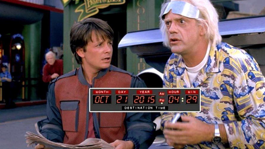 Marty McFly y Jennifer Parker deben viajar en el film al 21 de octubre del año 2015