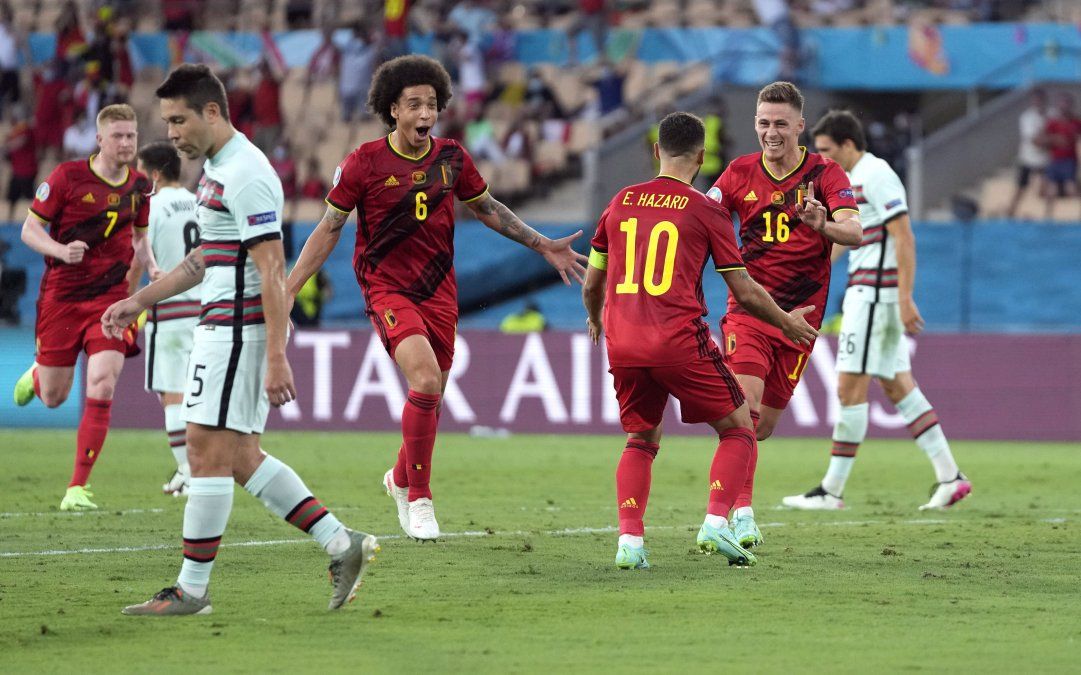 Bélgica venció 1-0 a Portugal