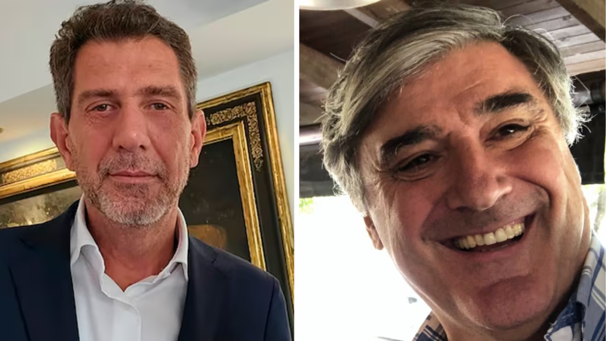 Luis Pierrini (izquierda) será reemplazado por Fernando Herrmann.
