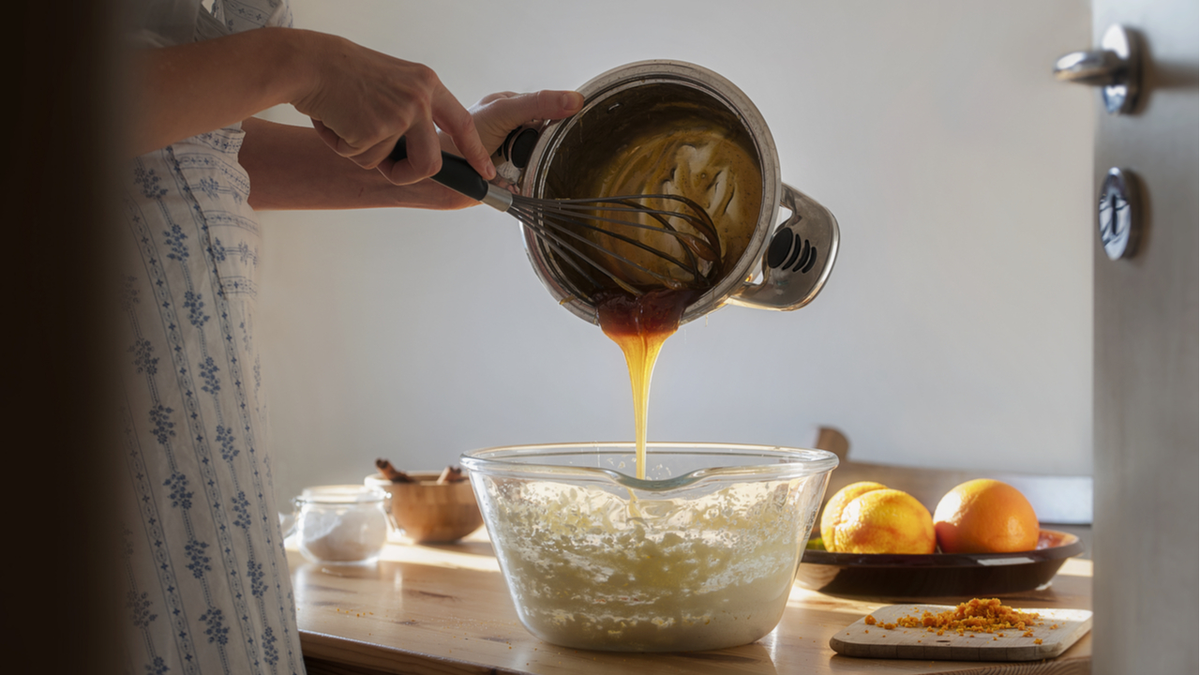 Almíbar para tortas. Almíbar para tortas.