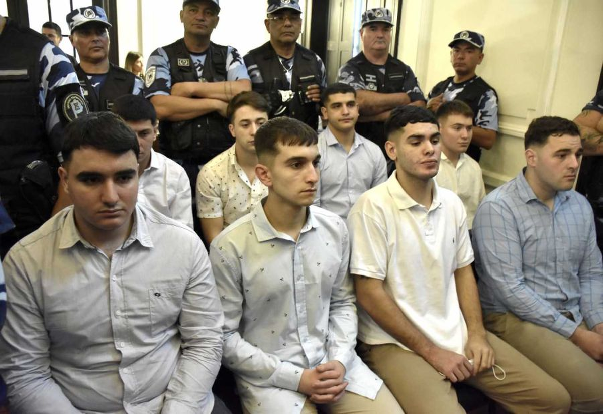 Los rugbiers condenados por el asesinato de Fernando Báez Sosa.