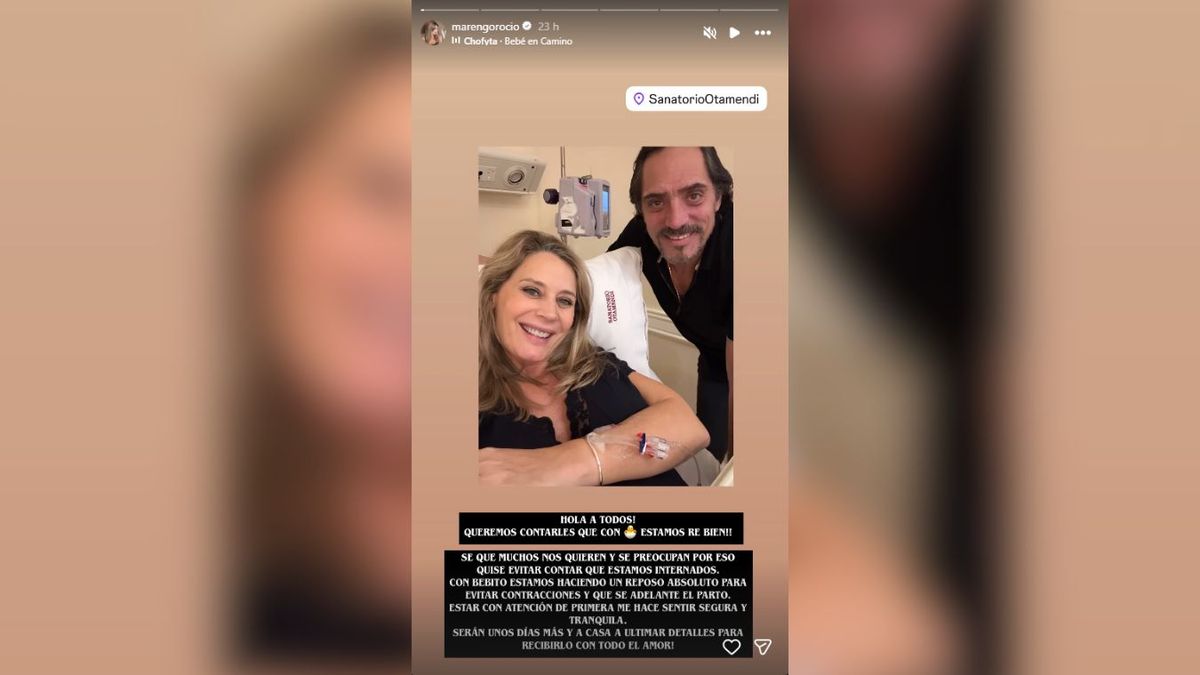 Rocío Marengo aclaró la situación y aseguró que se encuentra estable. Rocío Marengo aclaró la situación y aseguró que se encuentra estable.