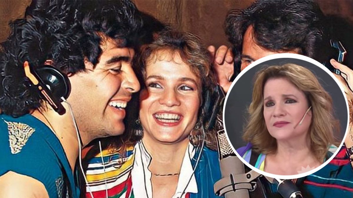 Lucía Galán habló de su supuesto embarazo de Diego Maradona