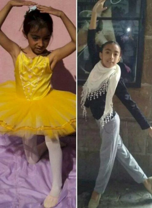 Sus primeros pasos como bailarina.