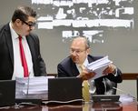 El juez Gastón Salmain junto a Yamil Castro Bianchi, uno de sus abogados. El juez Gastón Salmain junto a Yamil Castro Bianchi, uno de sus abogados.