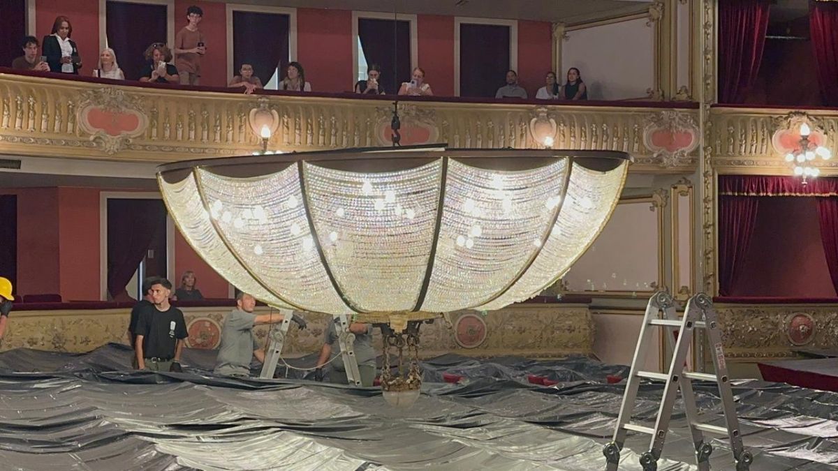 El descenso de la ara&ntilde;a Teatro Municipal Santa Fe volvi&oacute; a emocionar este martes en la Sala Mayor.