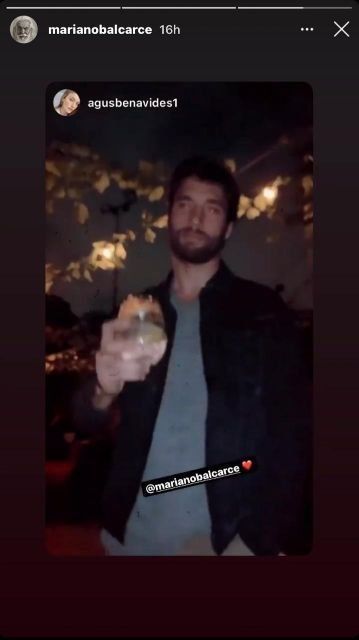 Historia de instagram de Mariano Balcarce.