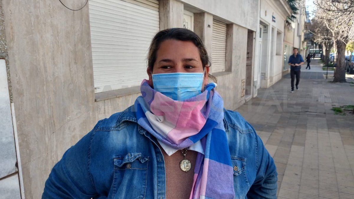 La presidenta de la Vecinal de Alto Verde, Emilce Camargo.