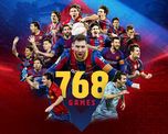 Lionel Messi se convirtió en el jugador con más partidos jugados en el Barcelona, con 768 encuentros, superando la marca de Xavi Hernández. Lionel Messi se convirtió en el jugador con más partidos jugados en el Barcelona, con 768 encuentros, superando la marca de Xavi Hernández.