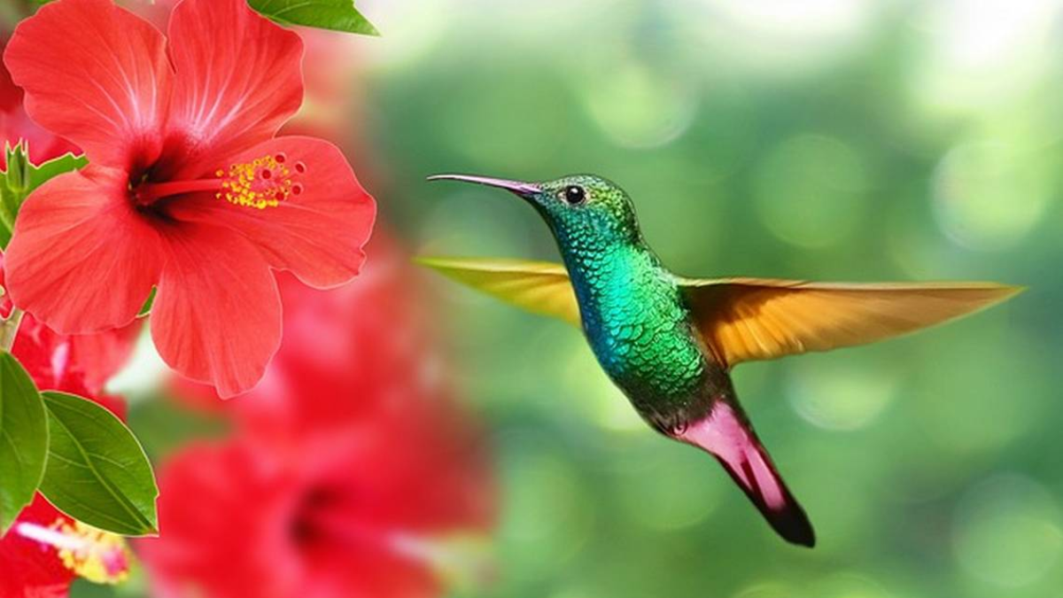 El colibrí es el ave más pequeña del mundo y fascina a todos por sus colores y su vuelo.