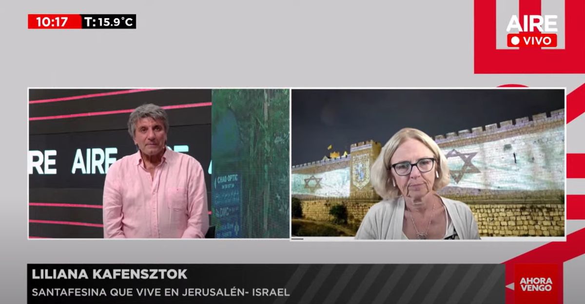 Kafensztok tiene dos hijos luchando en el ejército de Israel desde que Hamás atacó el pasado 7 de octubre.