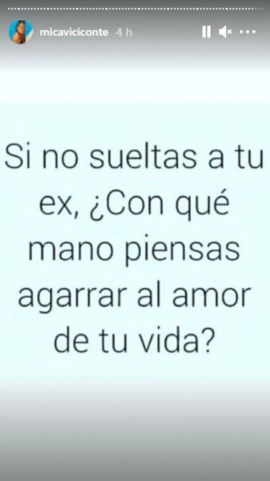 Mica Viciconte le dedicó un post a Nicole Neumann.