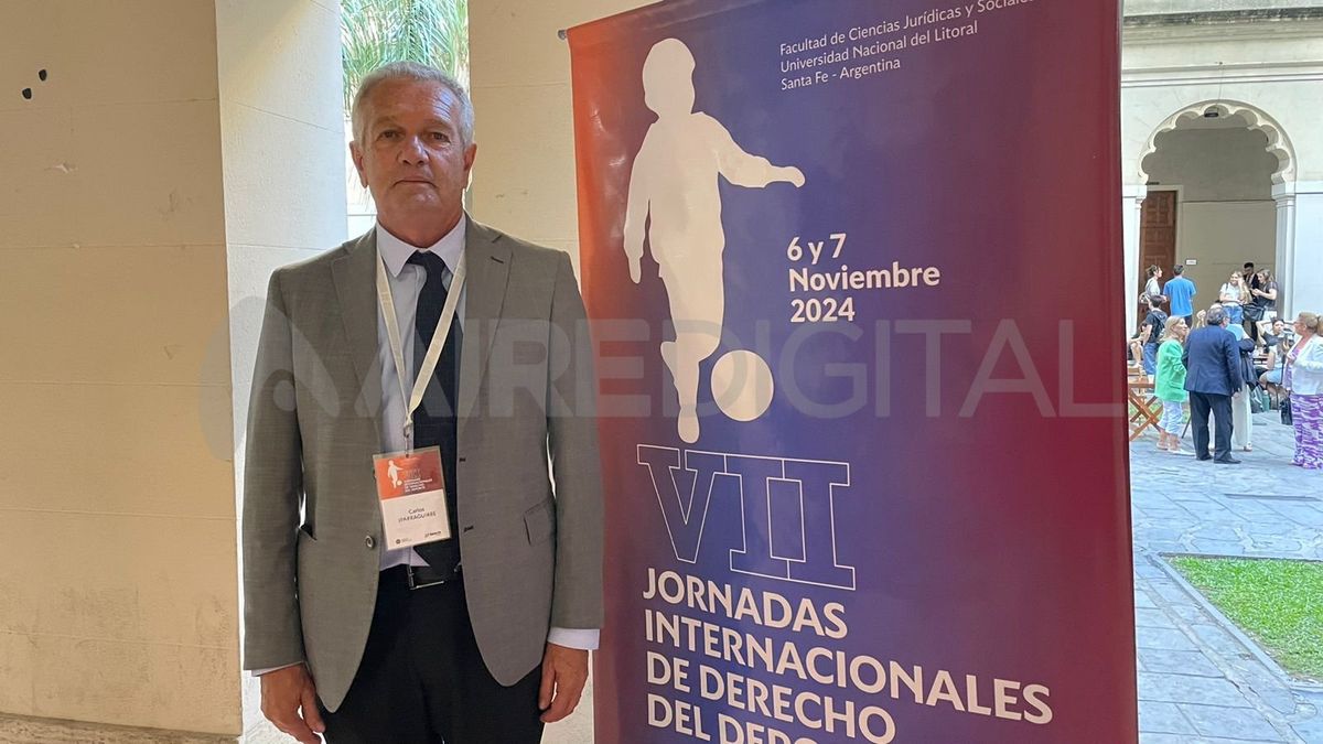 Carlos Iparraguirre, abogado especializado en derecho deportivo.