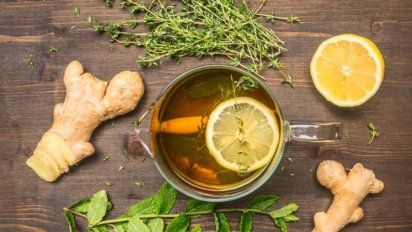 Té de jengibre para aliviar la acidez