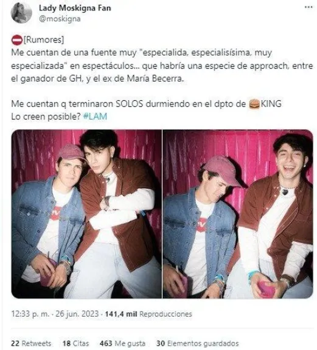 La teoría viral de Marcos Ginocchio y Rusherking. La teoría viral de Marcos Ginocchio y Rusherking.