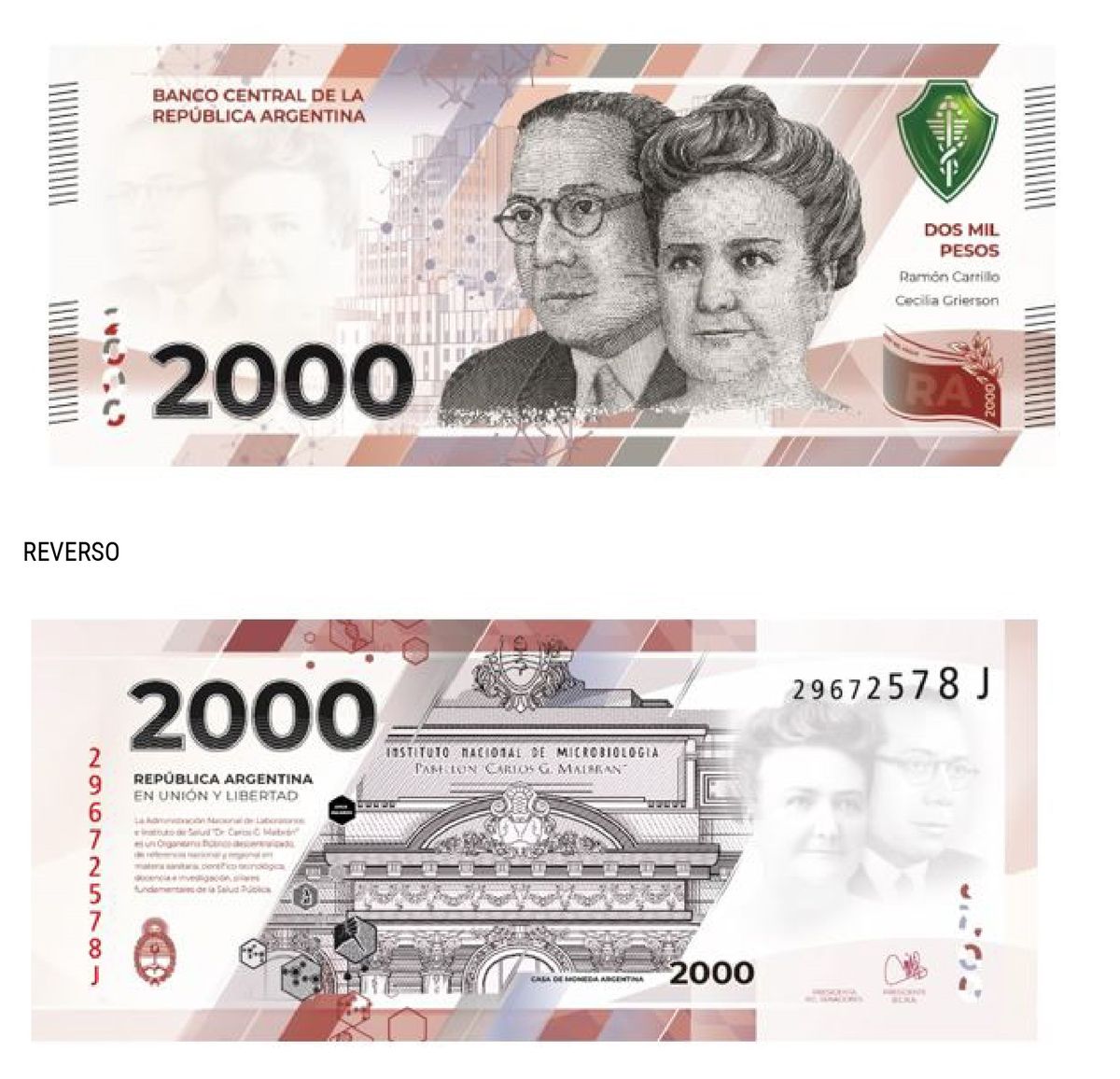Nuevos billetes argentinos