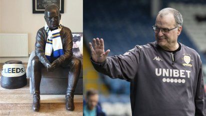 Rifan una estatua de Marcelo Bielsa para recaudar fondos por una causa benéfica